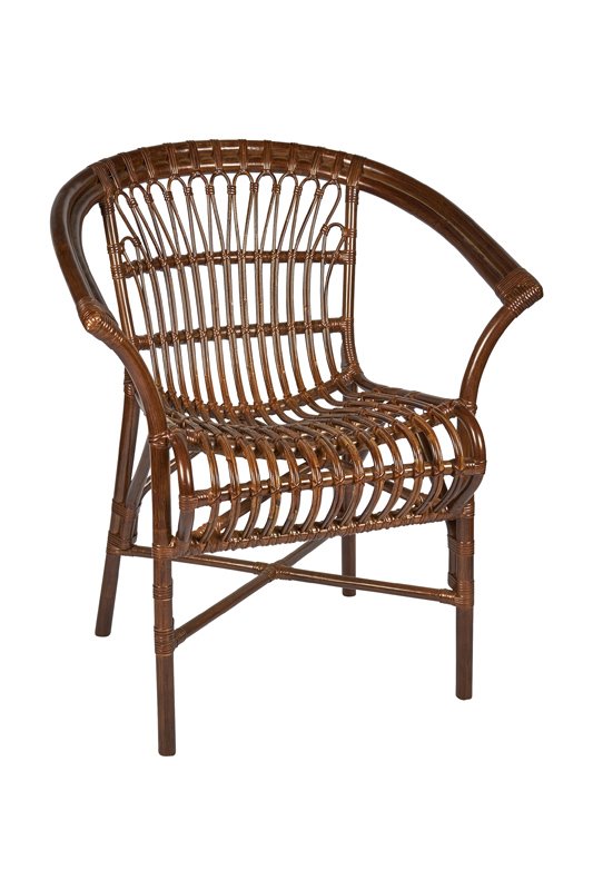 rotan stoel wilson - retro rotan manou stoel - uit voorraad leverbaar.