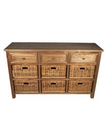 Mindi bruin kast teak