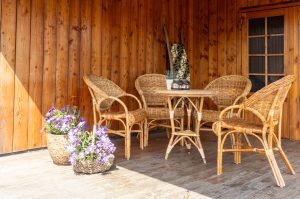 rotan terrasstoel petra met teaktafel