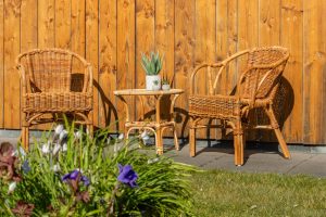 rotan terrasstoel Kurhaus super rieten stoel
