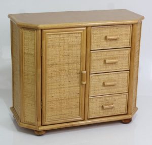 rotan kast colombo 1 deur 4 laden