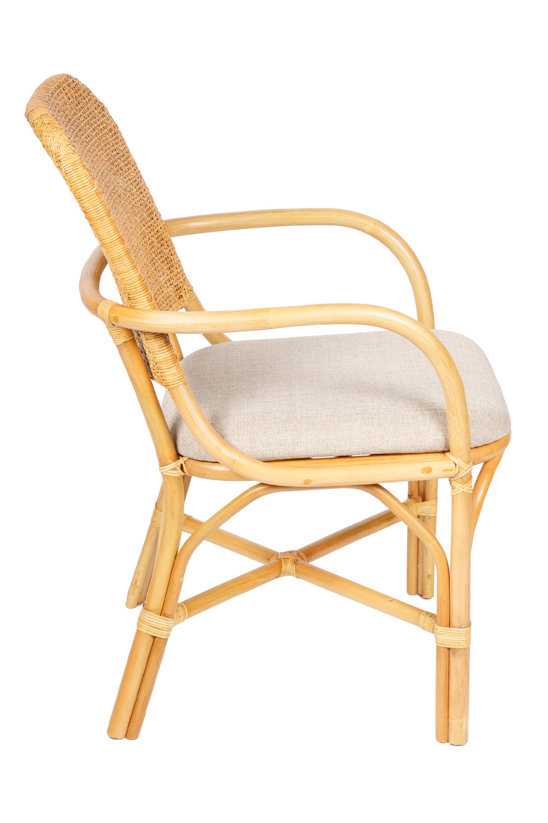 rotan stoel Solo - eetkamerstoel