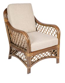 rotan fauteuil Cambel bruin